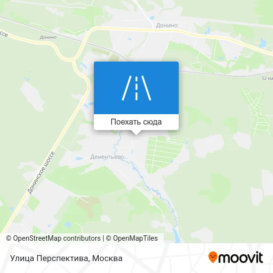 Карта Улица Перспектива