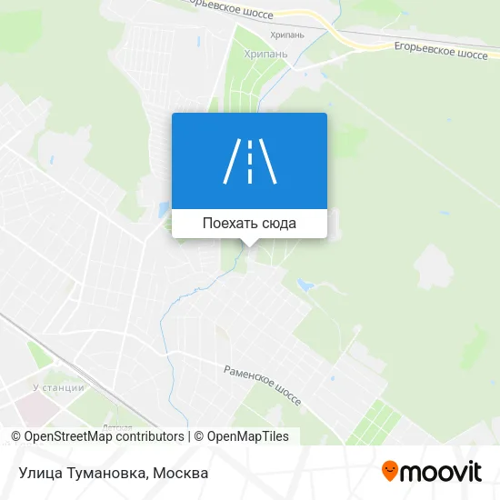 Карта Улица Тумановка