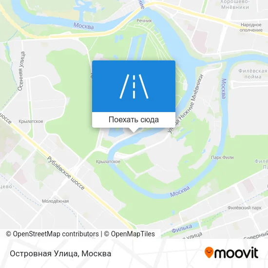 Карта Островная Улица