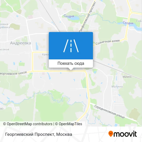 Карта Георгиевский Проспект