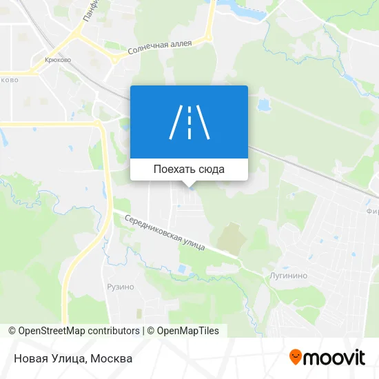 Карта Новая Улица