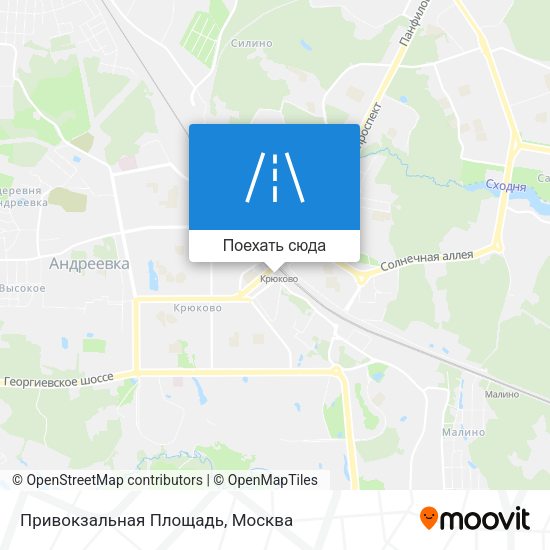 Карта Привокзальная Площадь