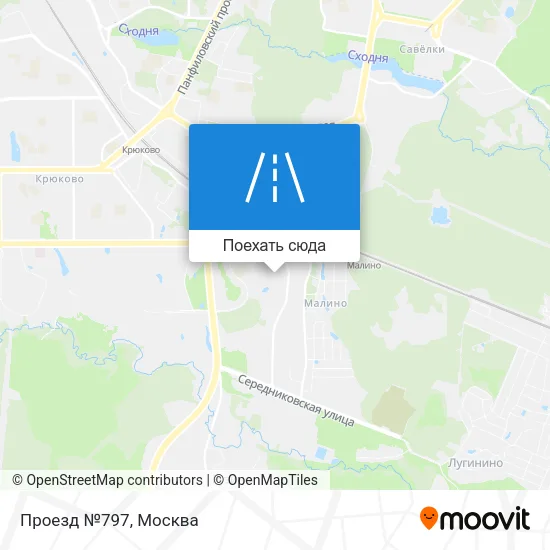 Карта Проезд №797