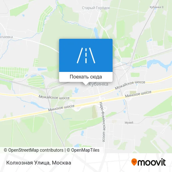 Карта Колхозная Улица