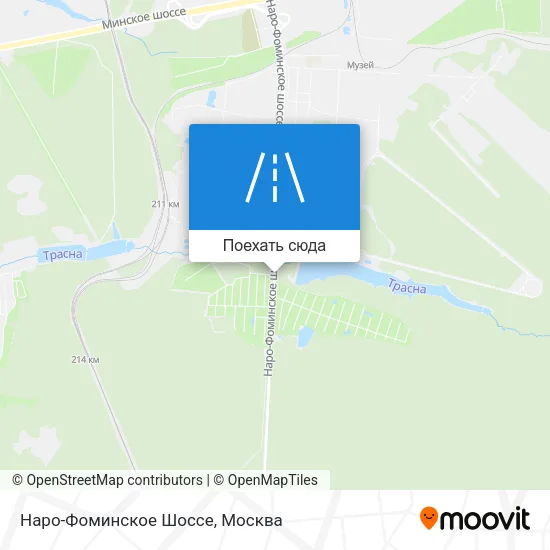 Карта Наро-Фоминское Шоссе