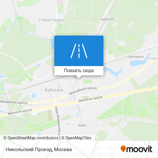 Карта Никольский Проезд