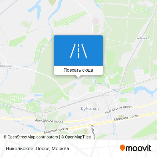 Карта Никольское Шоссе