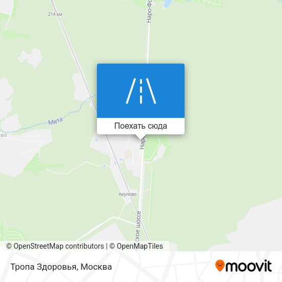 Карта Тропа Здоровья