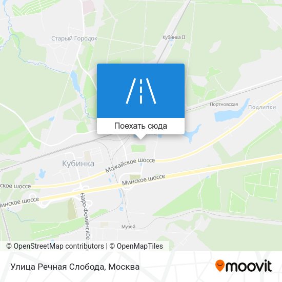 Карта Улица Речная Слобода