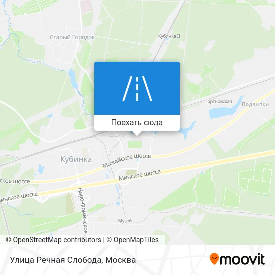 Карта Улица Речная Слобода