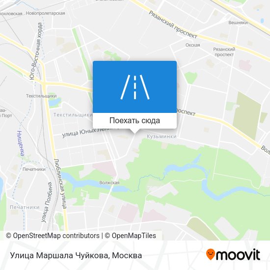 Карта Улица Маршала Чуйкова