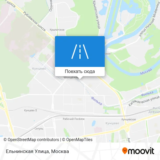 Карта Ельнинская Улица