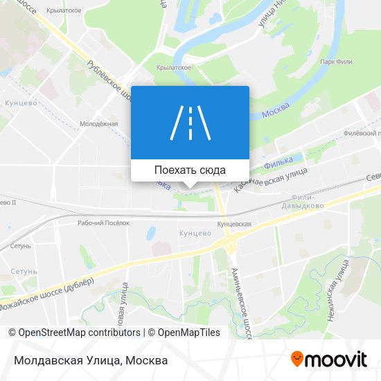Карта Молдавская Улица