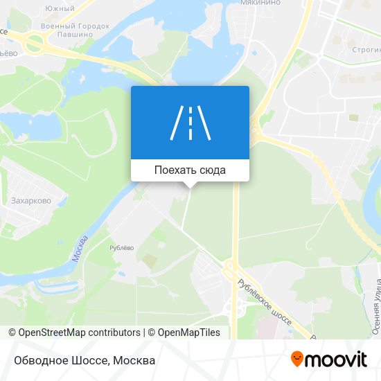 Карта Обводное Шоссе