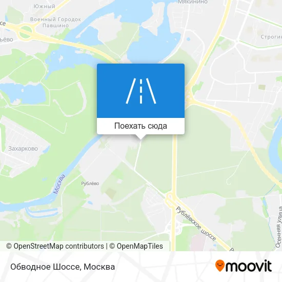Карта Обводное Шоссе