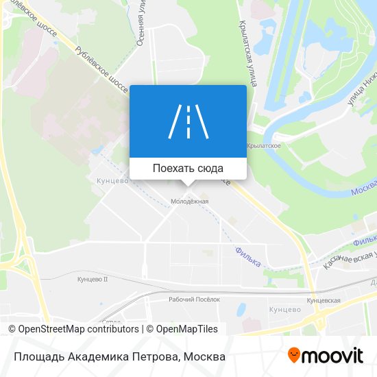 Карта Площадь Академика Петрова