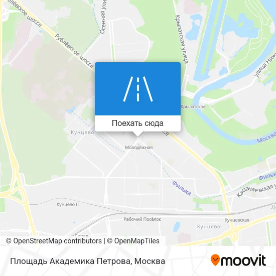 Карта Площадь Академика Петрова