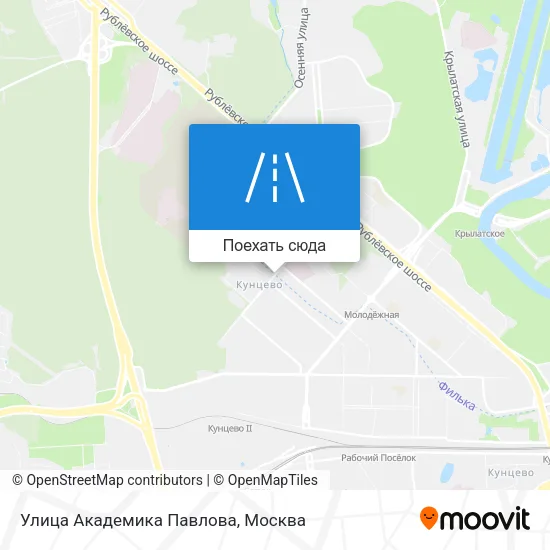 Карта Улица Академика Павлова