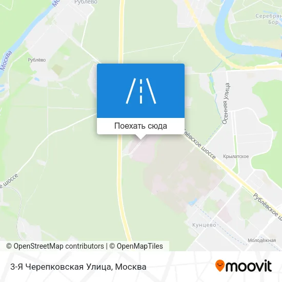 Карта 3-Я Черепковская Улица