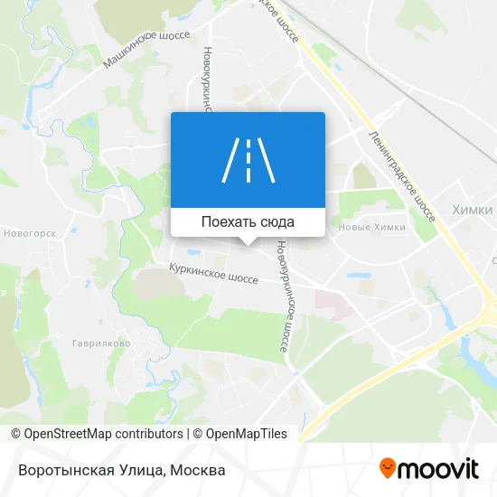 Карта Воротынская Улица