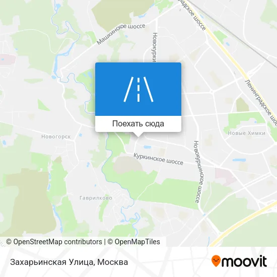 Карта Захарьинская Улица