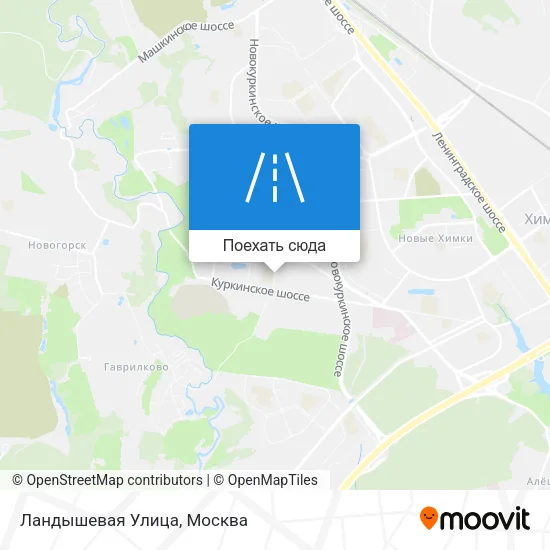Карта Ландышевая Улица