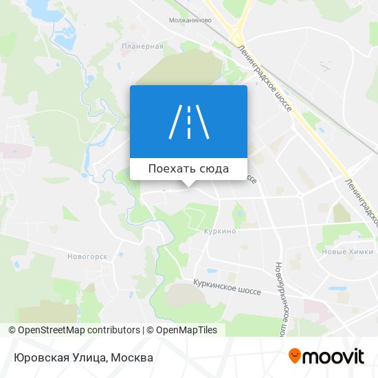 Карта Юровская Улица