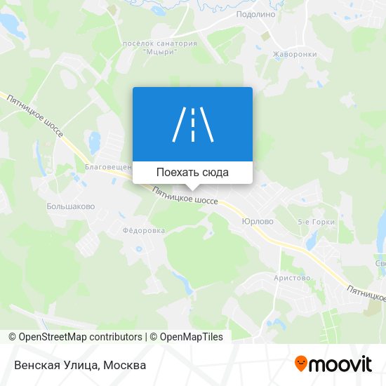 Карта Венская Улица