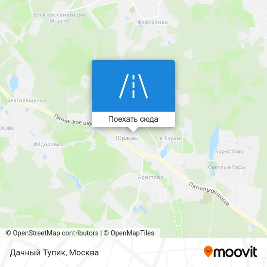 Карта Дачный Тупик