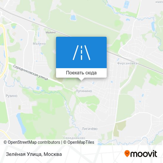 Карта Зелёная Улица