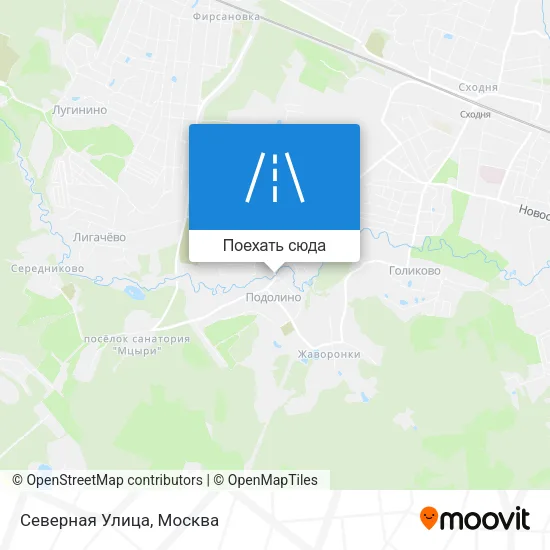 Карта Северная Улица