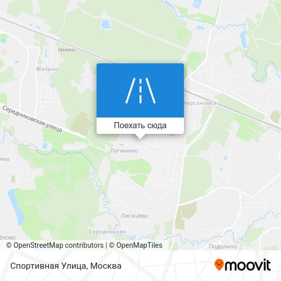 Карта Спортивная Улица
