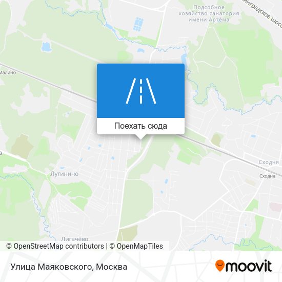 Карта Улица Маяковского