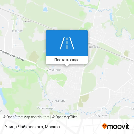 Карта Улица Чайковского