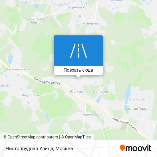Карта Чистопрудная Улица