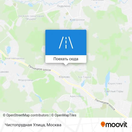 Карта Чистопрудная Улица