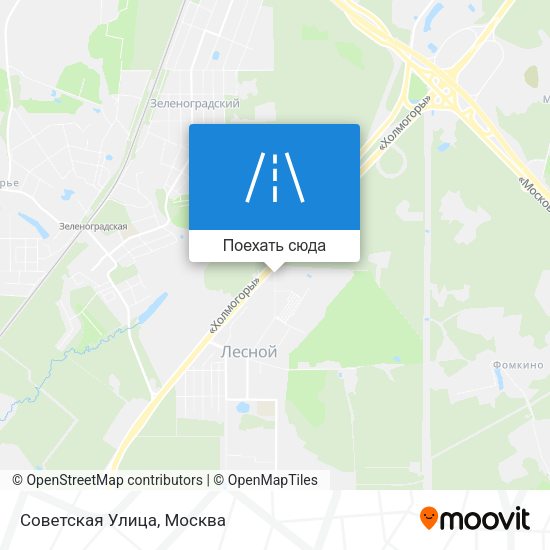 Карта Советская Улица