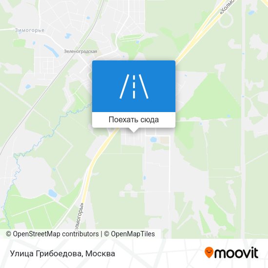 Карта Улица Грибоедова