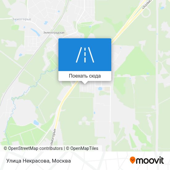 Карта Улица Некрасова