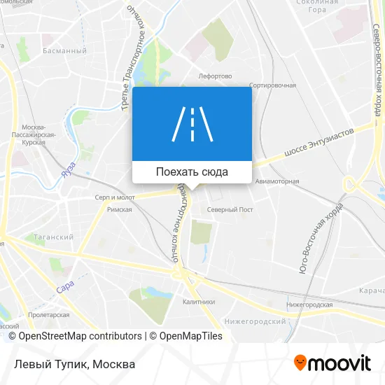 Карта Левый Тупик