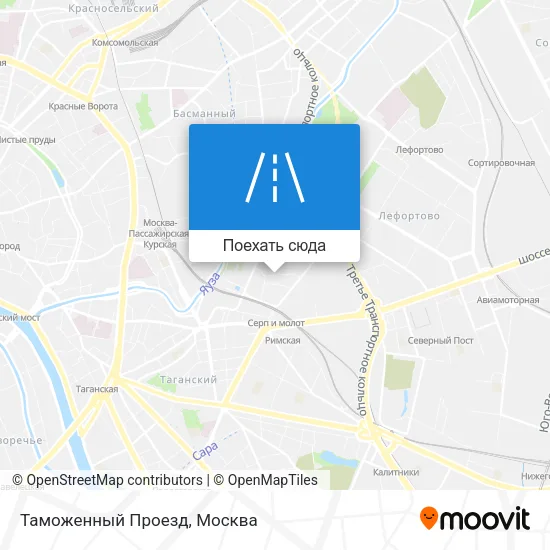 Карта Таможенный Проезд