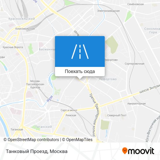 Карта Танковый Проезд