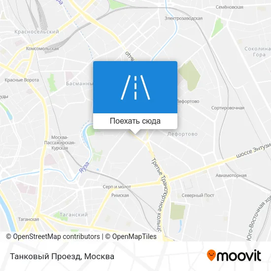Карта Танковый Проезд