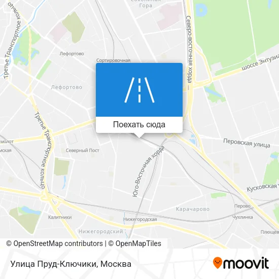 Карта Улица Пруд-Ключики