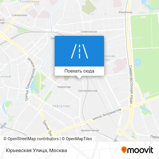 Карта Юрьевская Улица