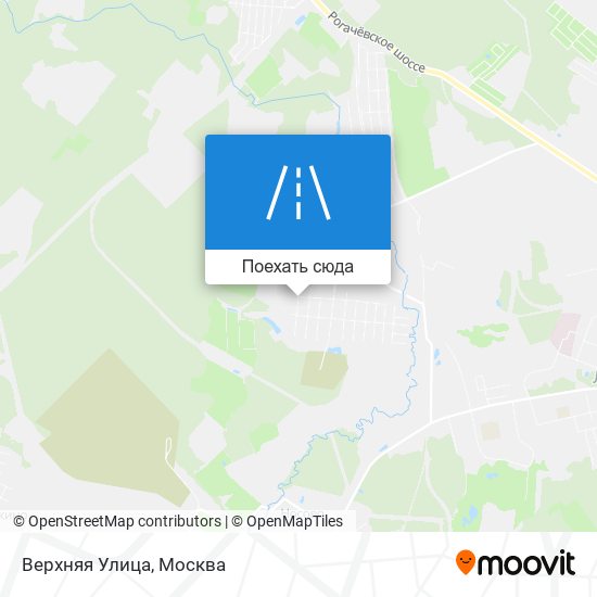 Карта Верхняя Улица