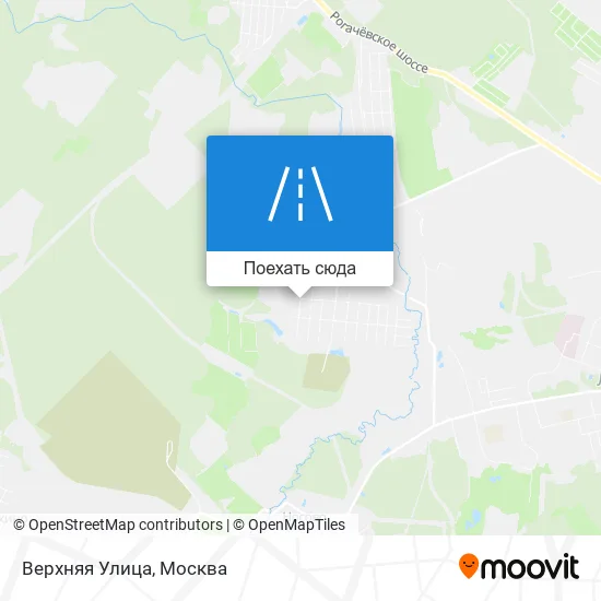 Карта Верхняя Улица