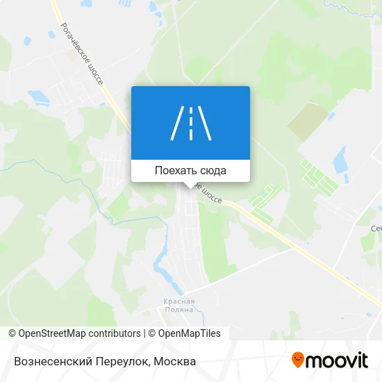 Карта Вознесенский Переулок