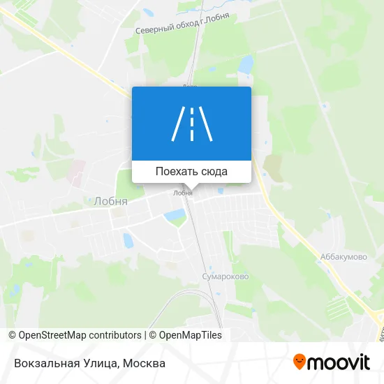 Карта Вокзальная Улица