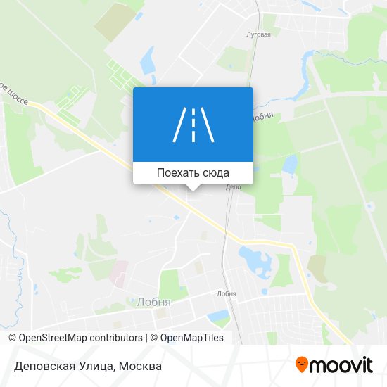 Карта Деповская Улица